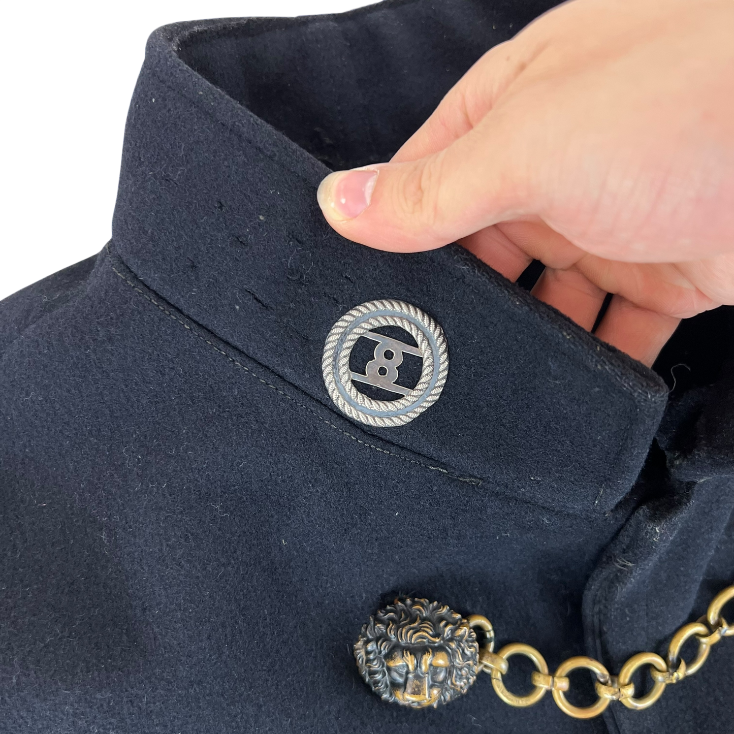 British Police Officer's Black Rain Cloak - Small / Medium