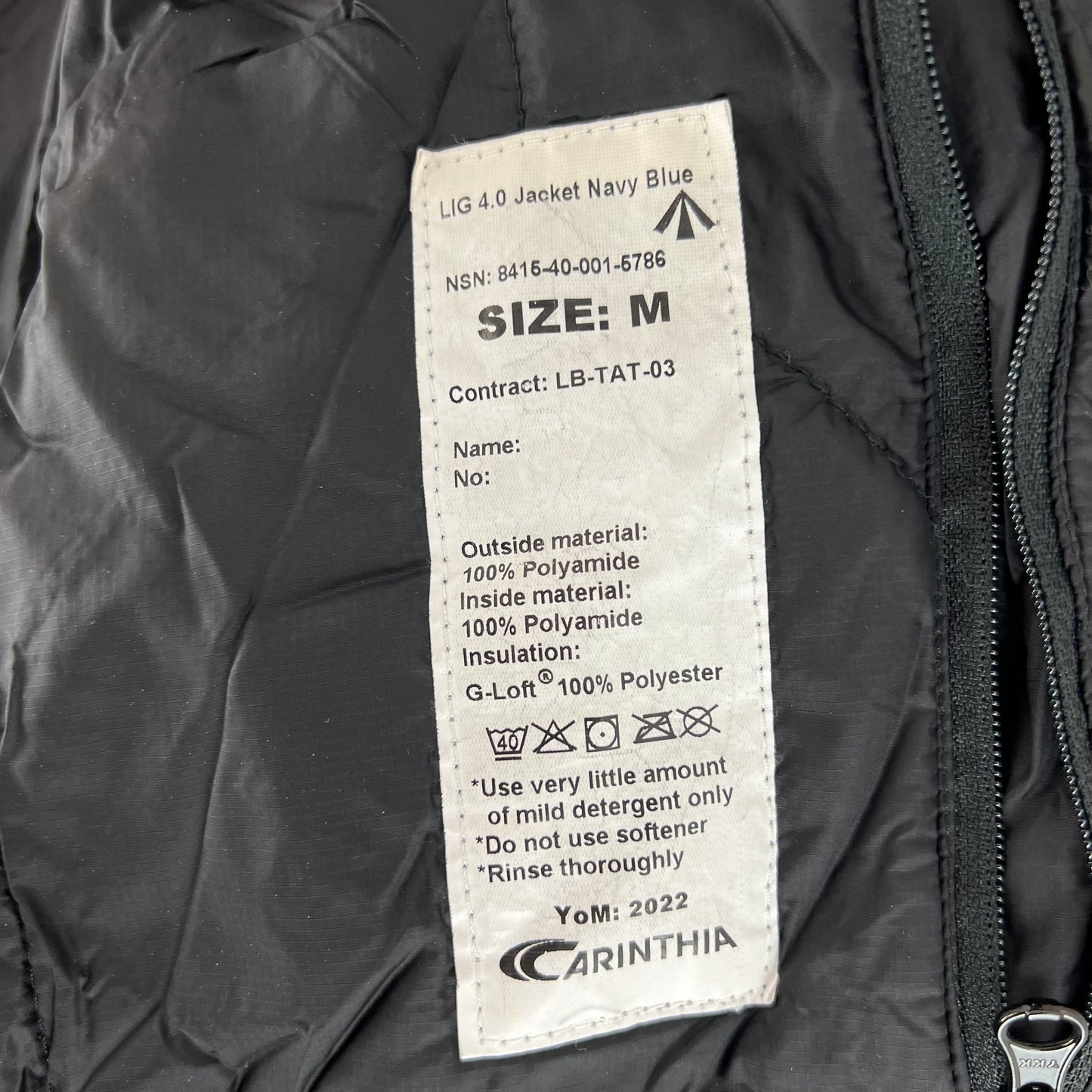 British Royal Navy Carinthia LIG 4.0 Thermal Jacket - Medium