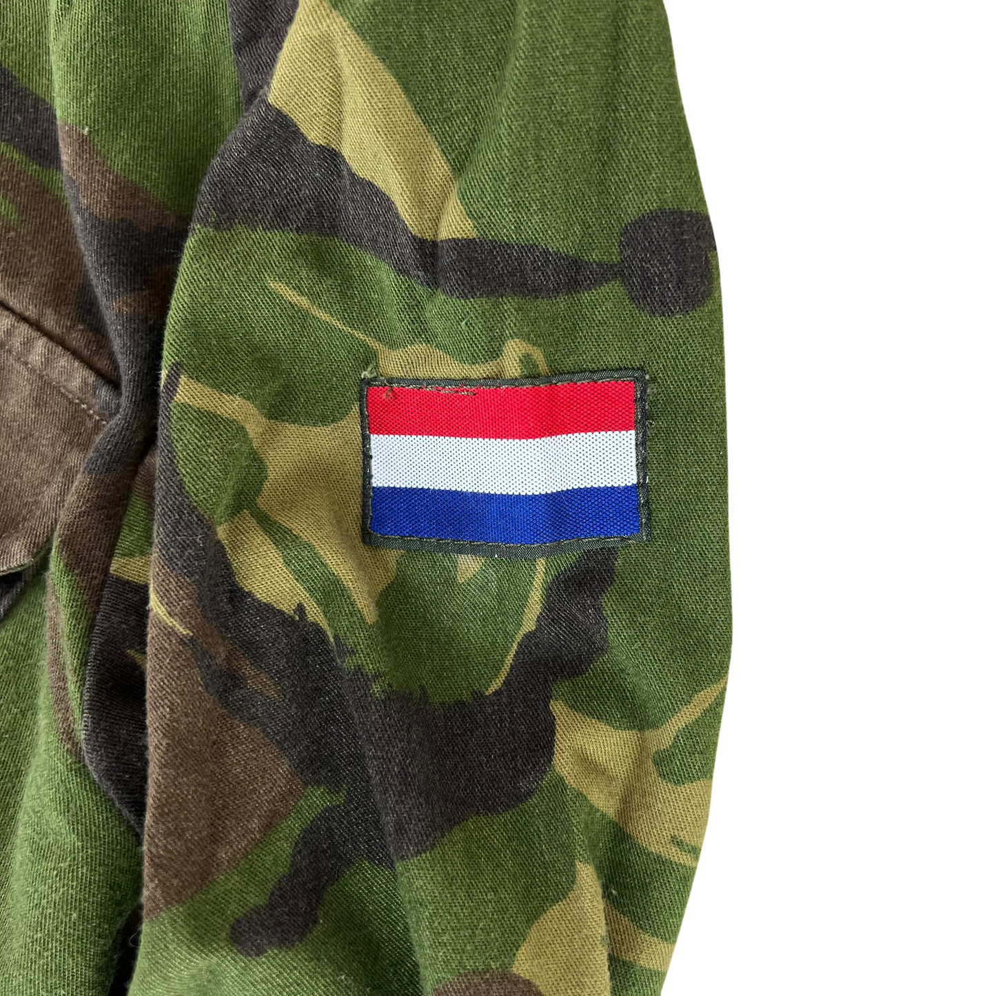 Dutch Army Field Shirt DPM Woodland Camouflage Long Sleeve - Large