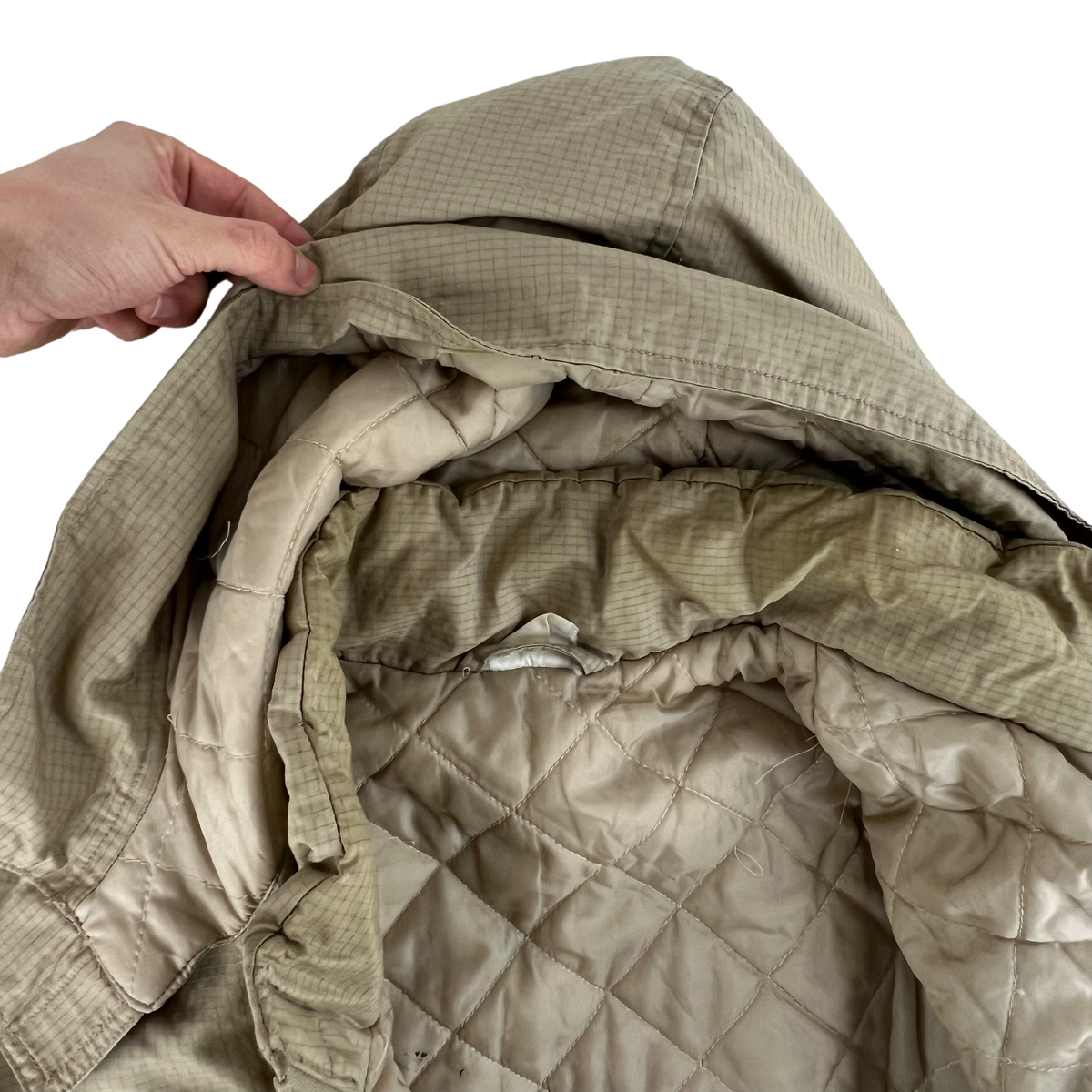 Romanian Army Tan Thermal Ripstop Parka Coat - Large