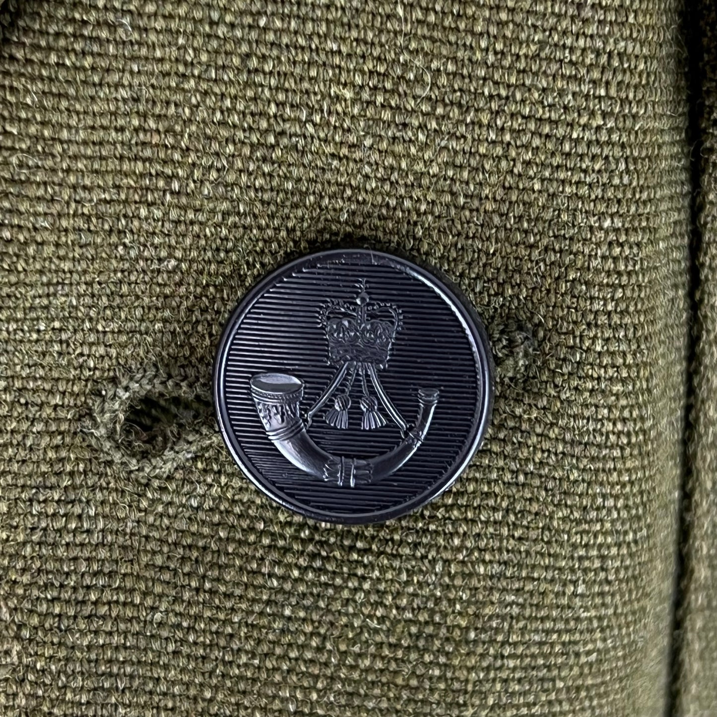 British Army 1980 Pattern No. 2 Olive Green Dress Jacket - Rifles Regiment - Medium 176/92
