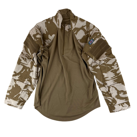 British Army Desert DPM Camouflage DDPM UBACS Padded Combat Shirt - Medium