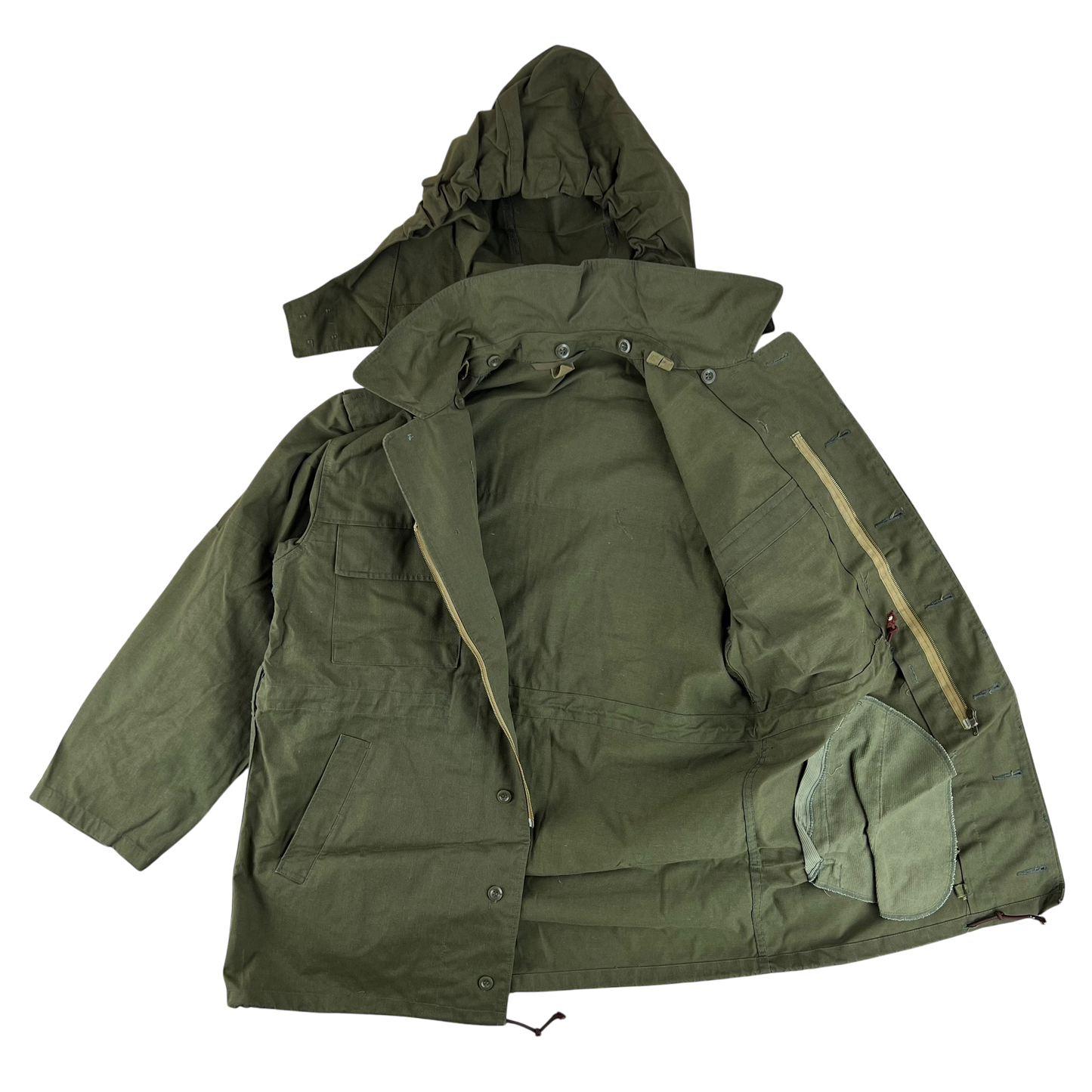 Czechoslovak Army M85 Field Parka Olive Green w/ Hood - Medium 164/100