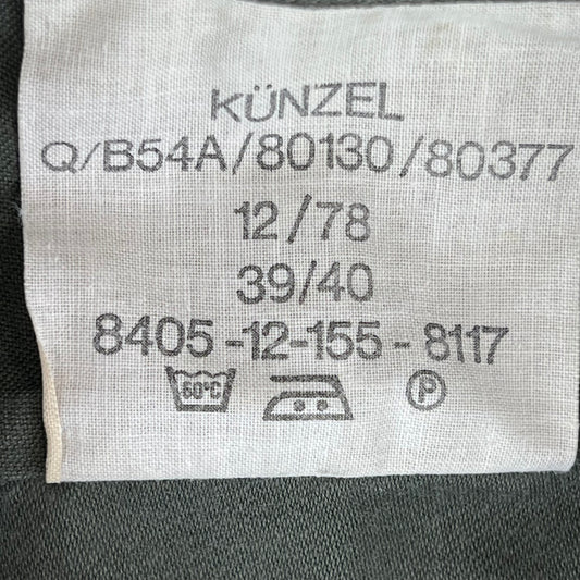 German Army Olive Green Long Sleeve Field Shirt - Large