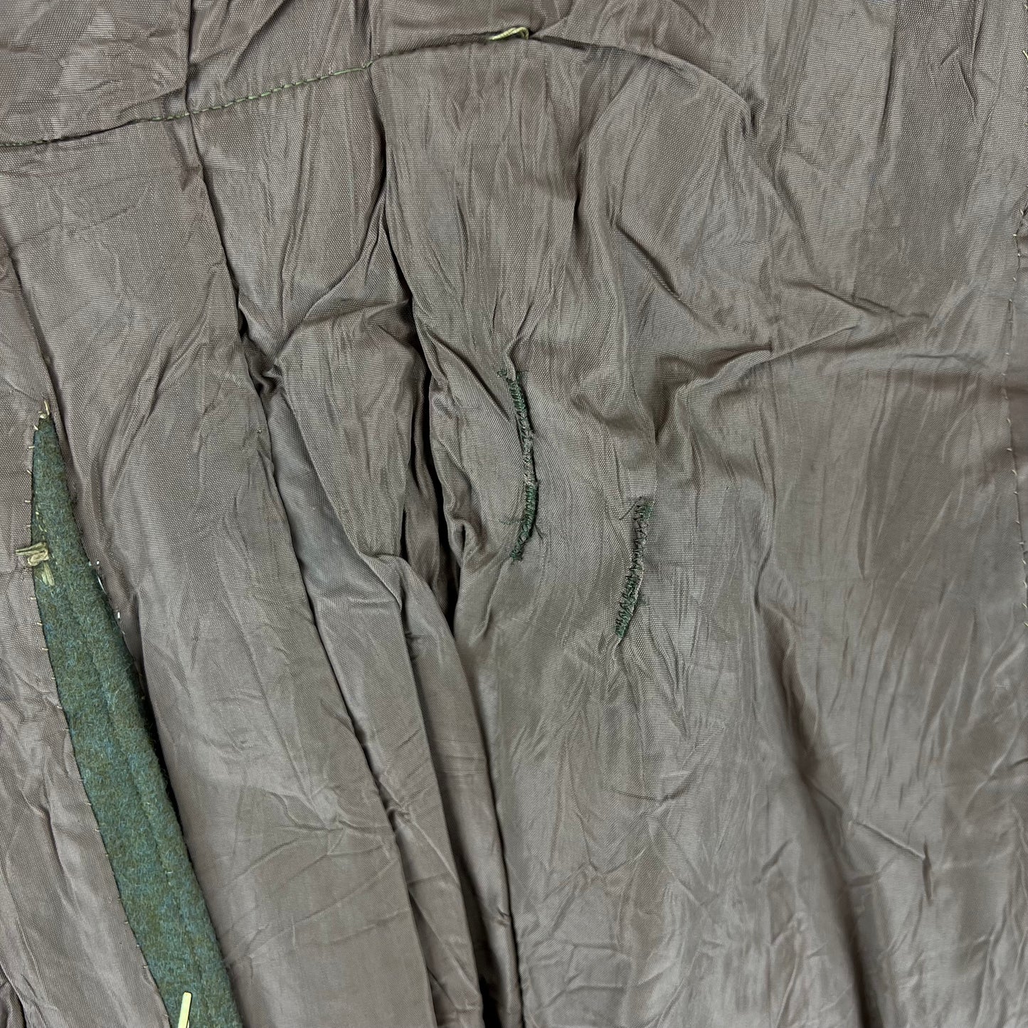 Italian Army 70s Khaki Greatcoat - Medium