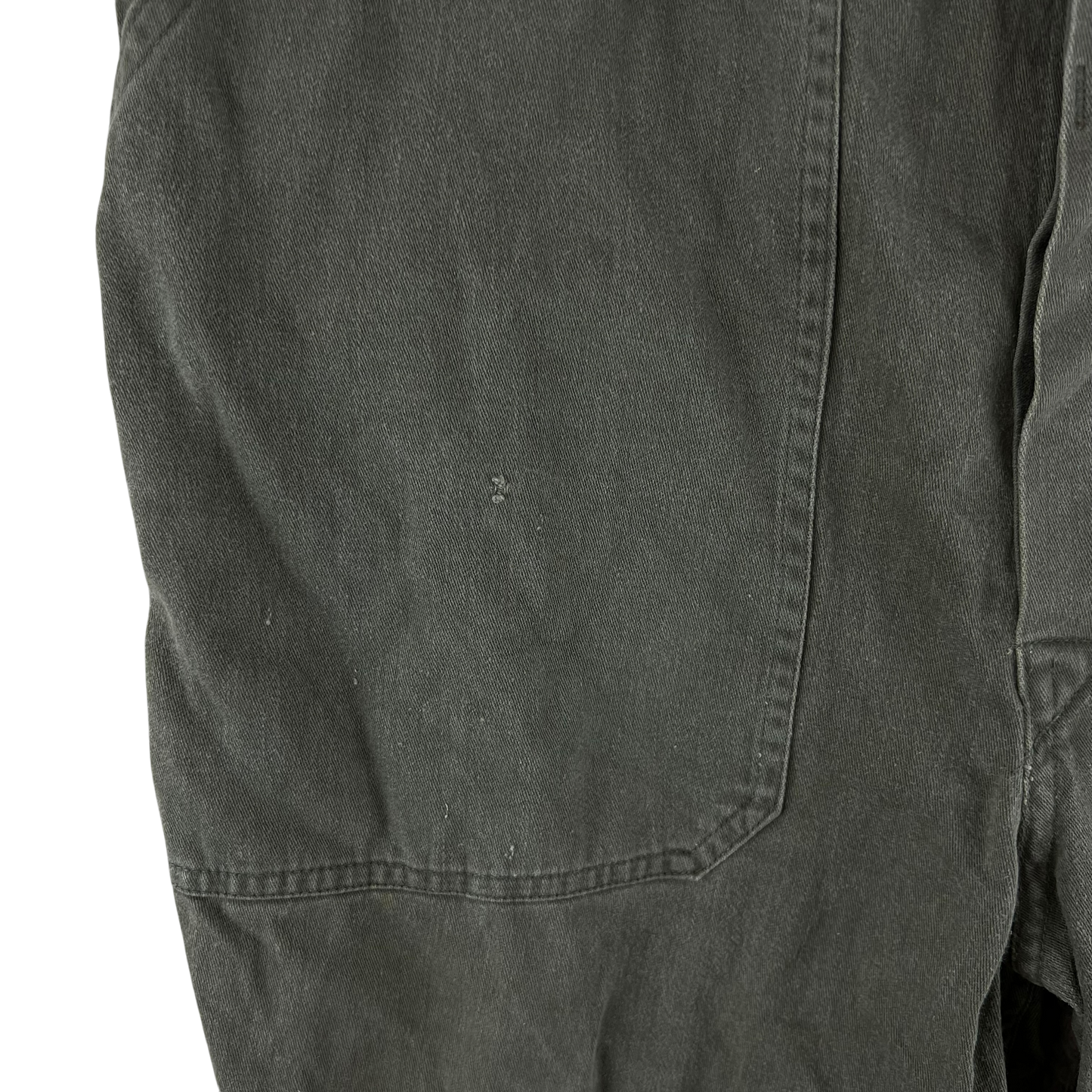 Dutch Army 70s Olive Drab Cotton Coveralls - Medium