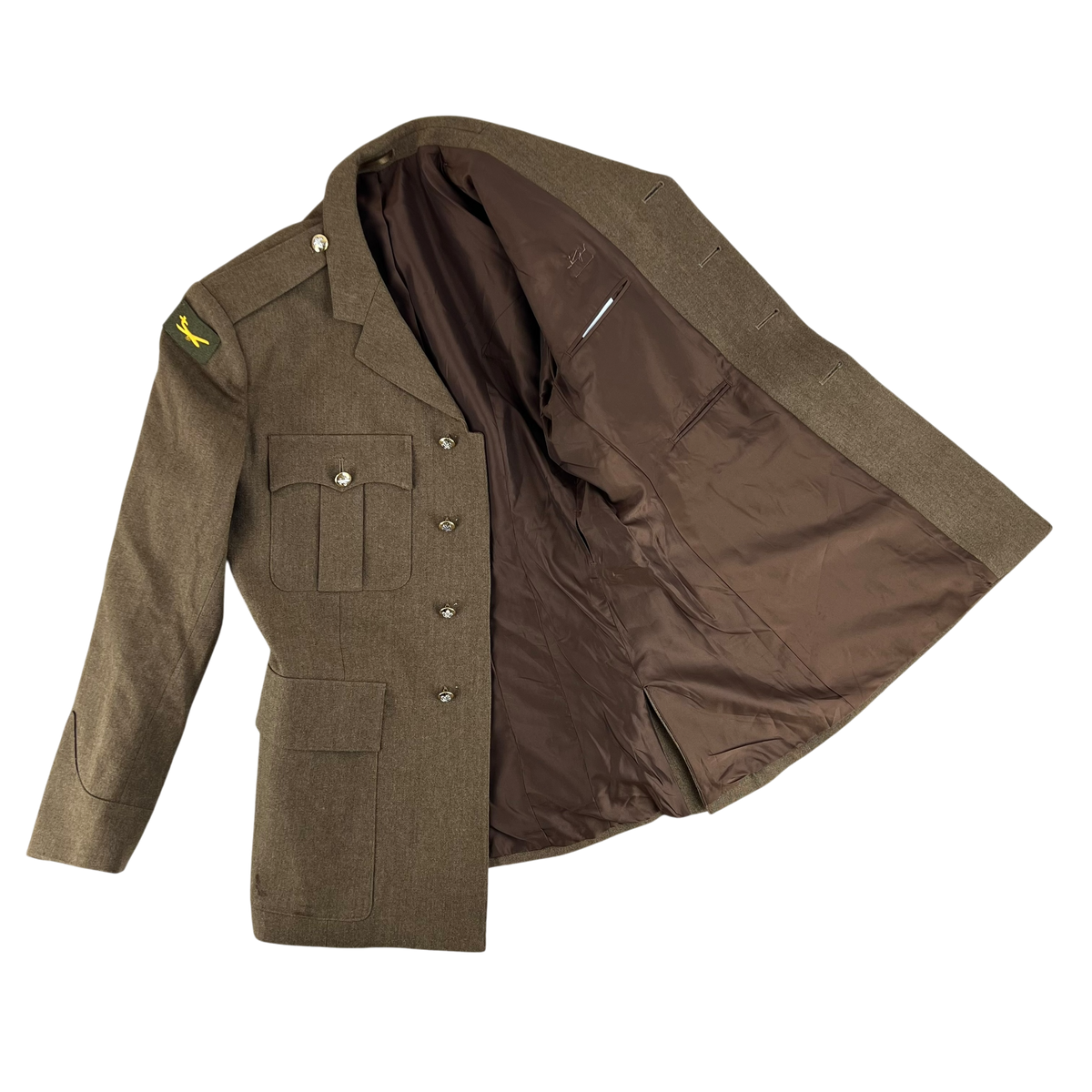 British Army No. 2 Brown  Dress Jacket - Duke of Lancaster's Regiment - Large 182/112