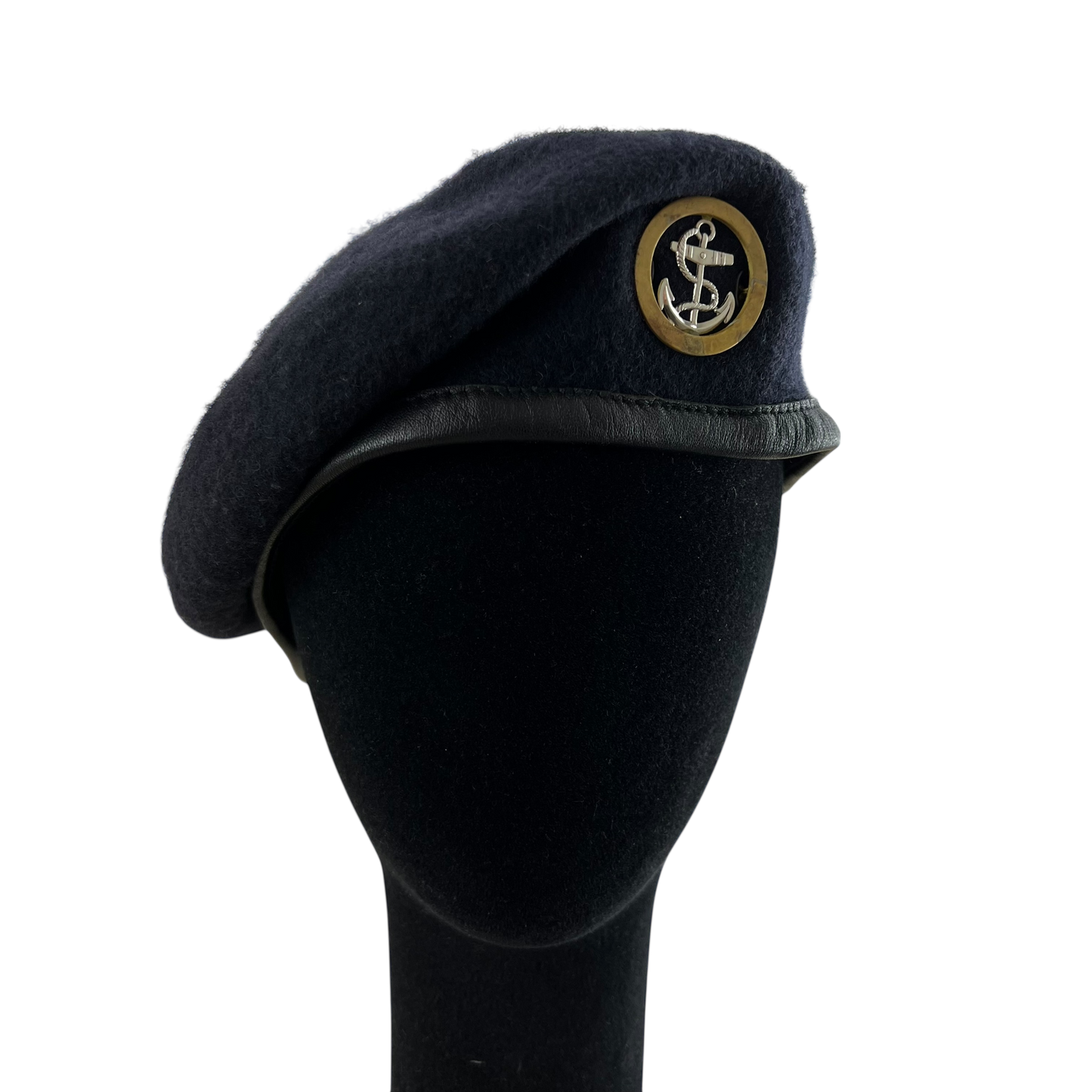 British Royal Navy Beret w/ Badge - Ratings Badge - Large 60cm