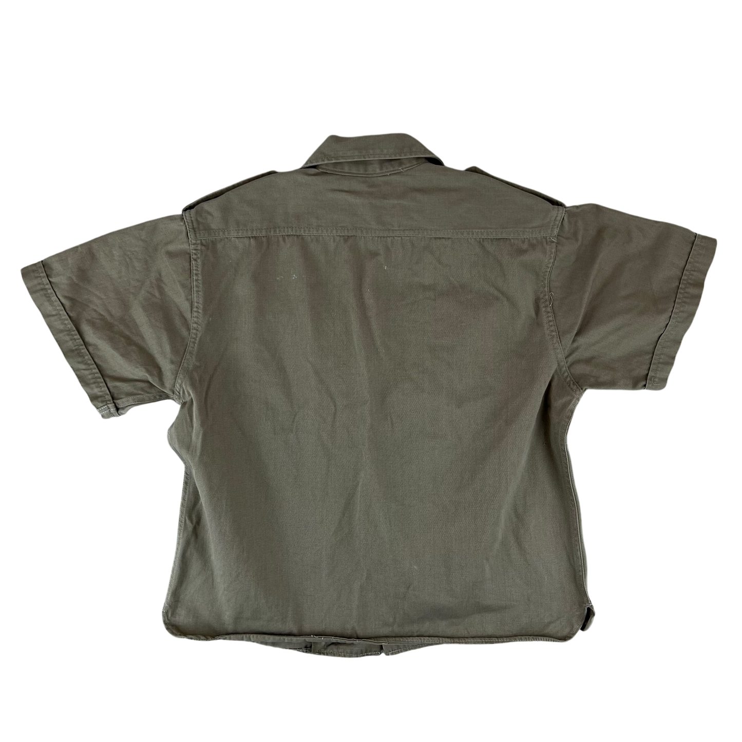 Greek Army M65 Khaki Shirt Short Sleeve - Medium