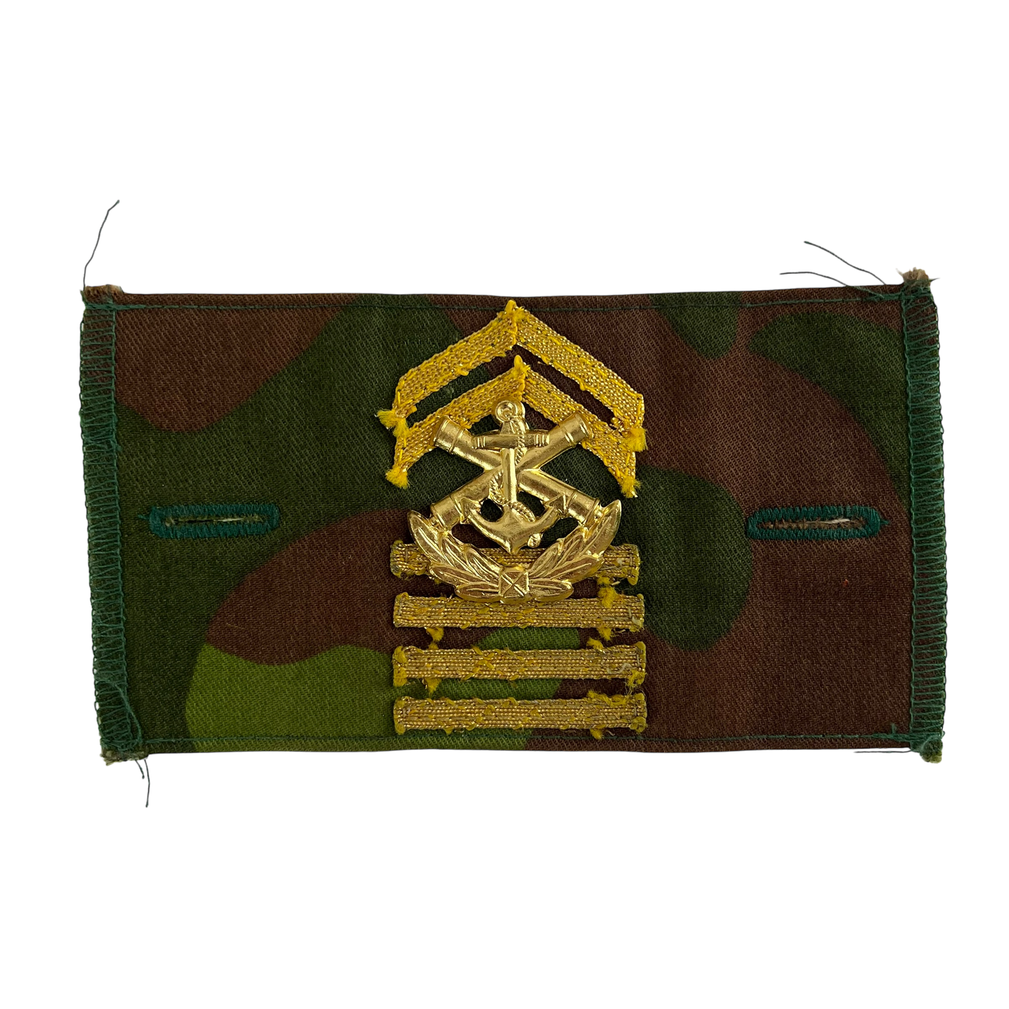 Finnish Navy M91 Camo Single Under Sergeant Rank Cuff Tab