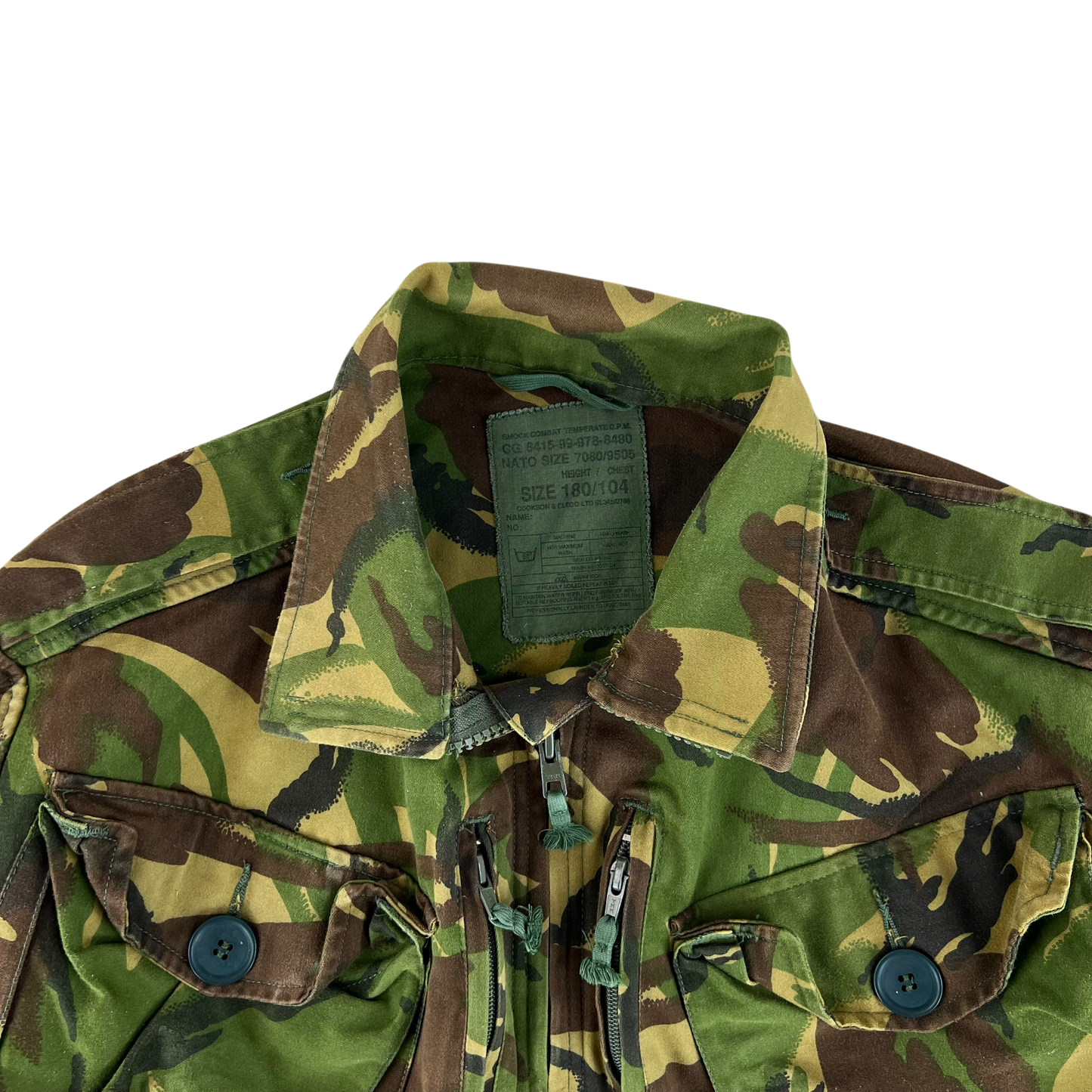 British Army 84 Pattern Woodland DPM Camo Combat Smock - Large 180/104