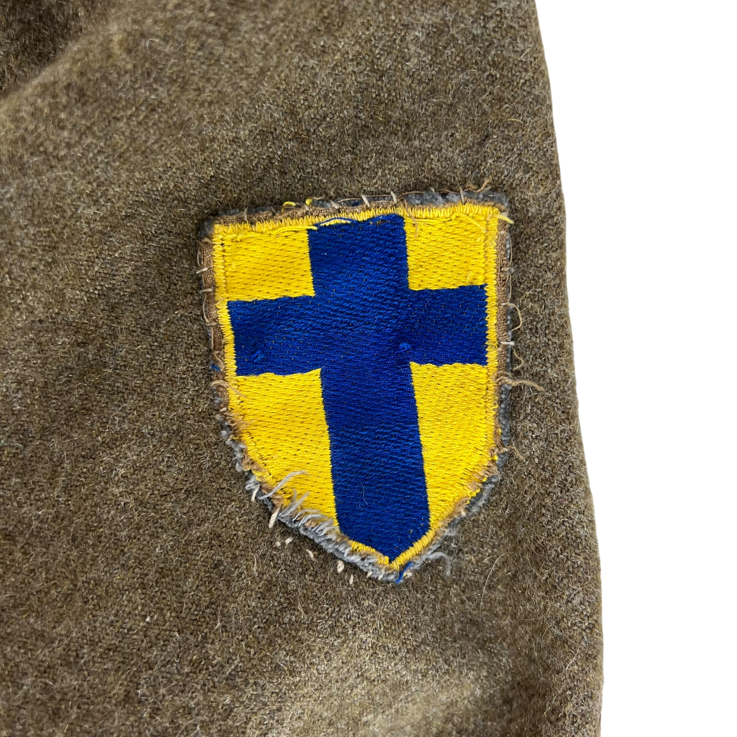 British Army 50s Khaki Ike 1949 Pattern Battle Dress Jacket - RADC - Medium SIZE 13