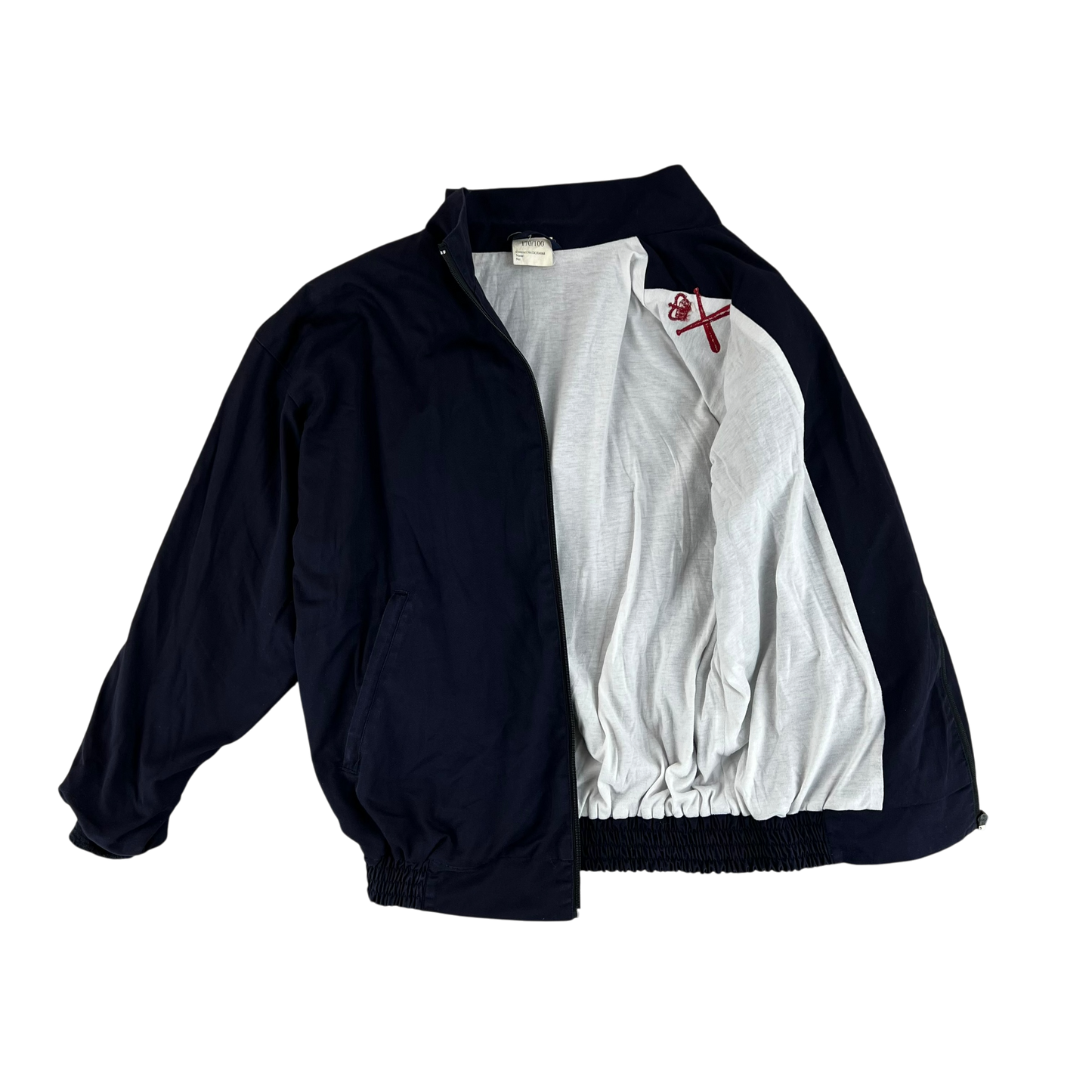 British Army / Tri-Services Navy Blue PTI Tracksuit Top Jacket - Medium 170/100