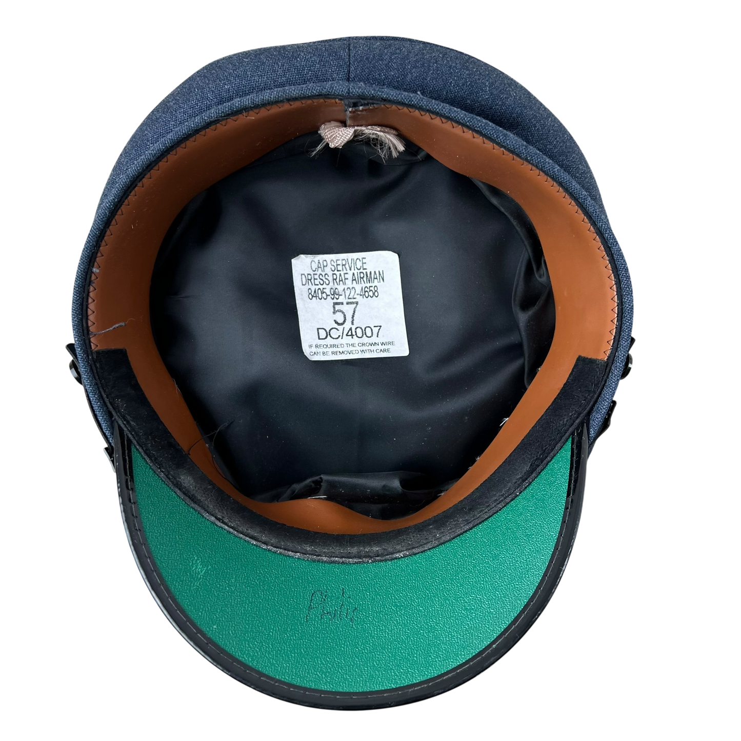 British RAF Peaked Dress Cap - Medium 57cm