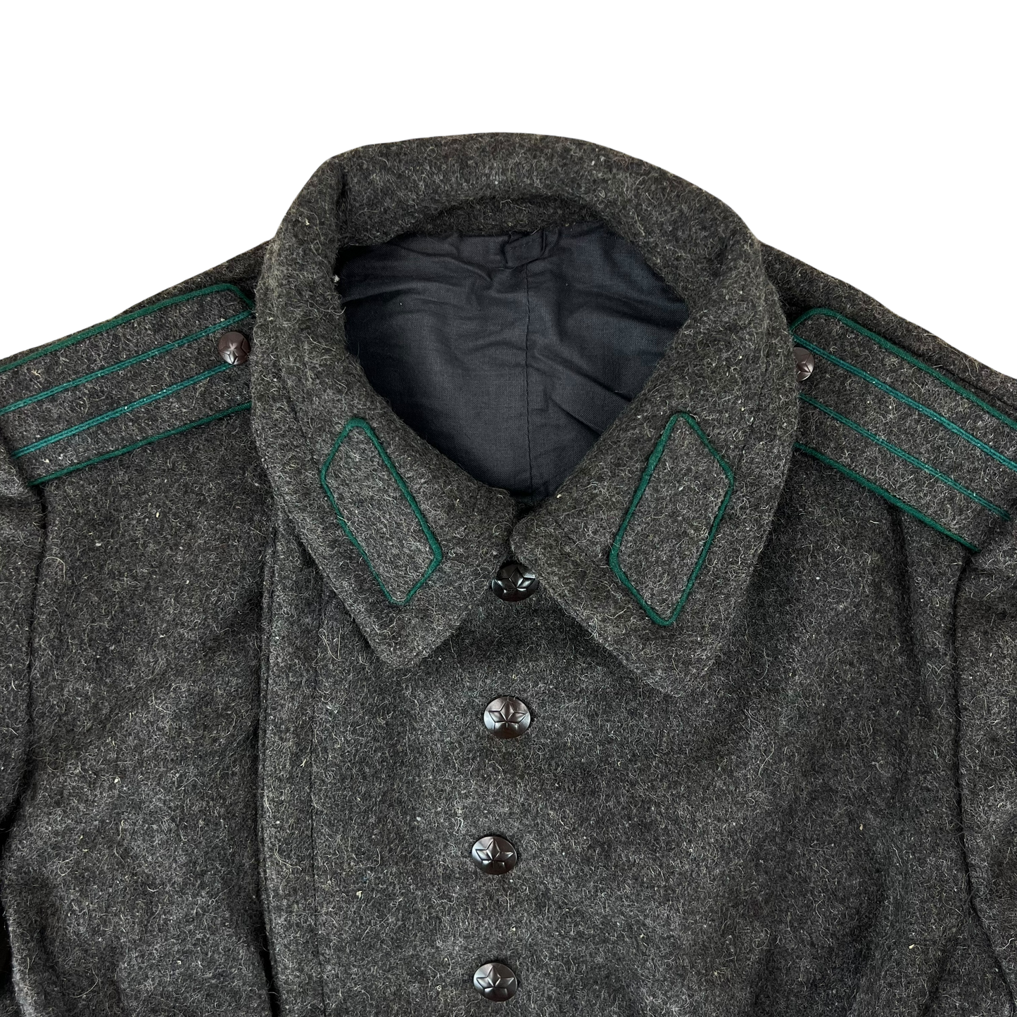 Bulgarian People's Army Grey Wool Greatcoat - Medium