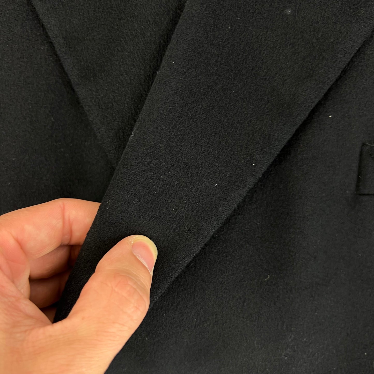 British Merchant Navy / RNR 40s Black Dress Blazer Jacket - Large