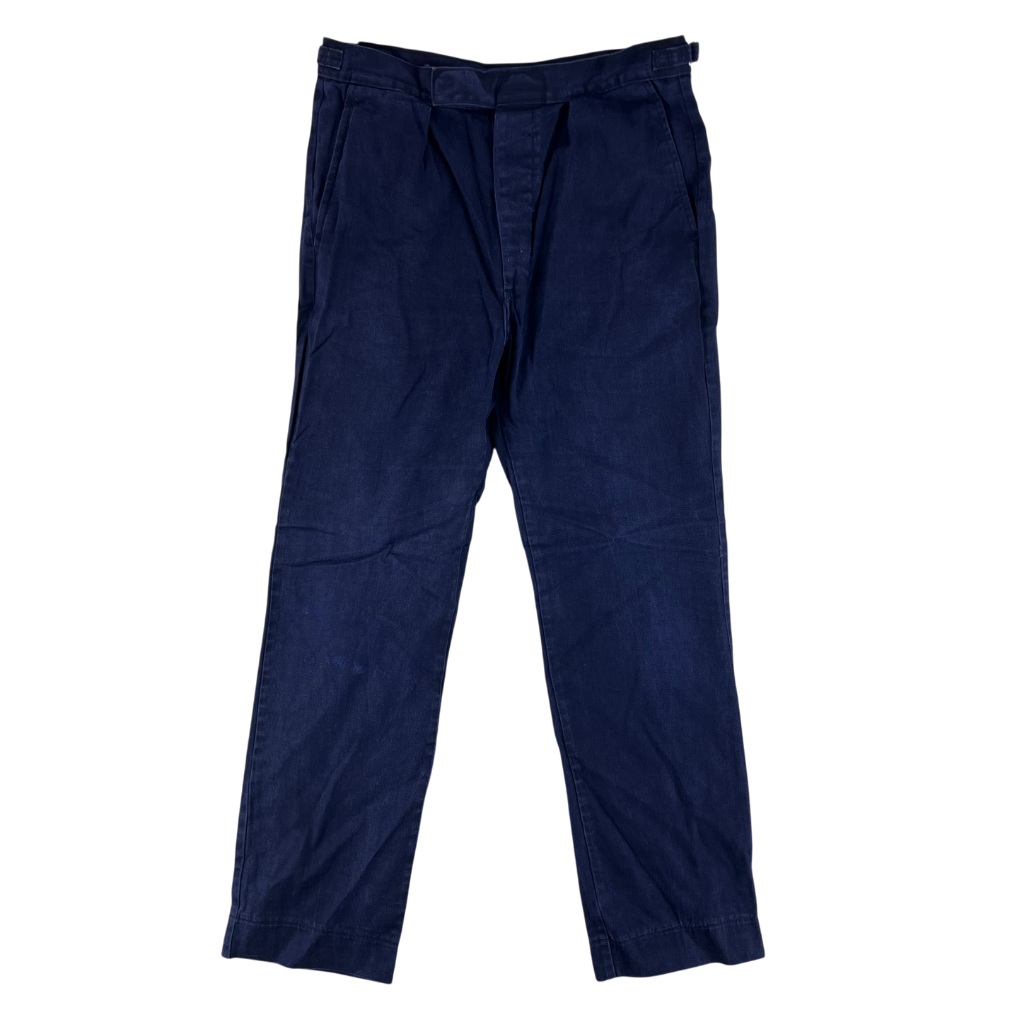 British Royal Navy Cotton Working Dress Trousers - W36 L30.5