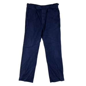 British Royal Navy Cotton Working Dress Trousers - W36 L30.5