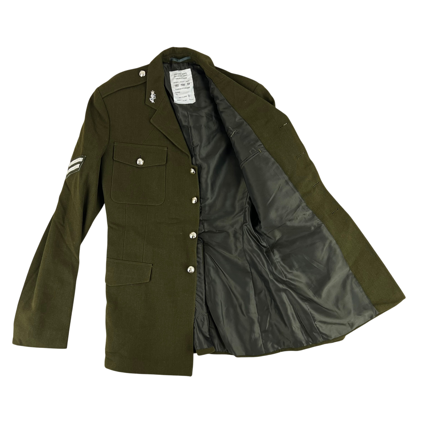 British Army No. 2 Dress Khaki Jacket - REME - Medium 182/100