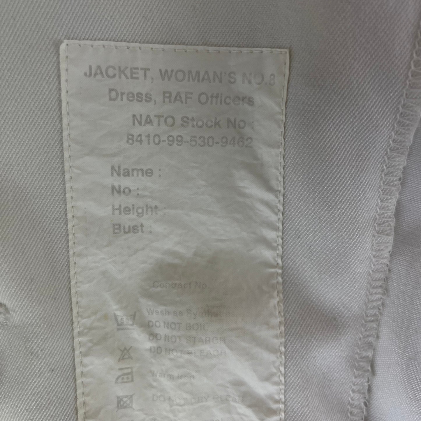 British RAF Women's No. 8 Mess Dress Jacket - Medium