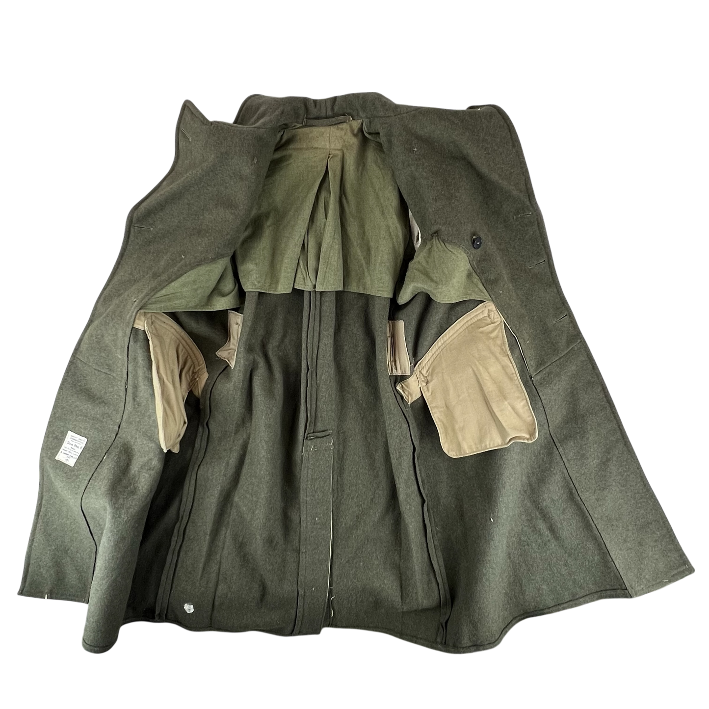 British Army WW2 1940 Pattern Wool Greatcoat - Royal Artillery - Large SIZE 9