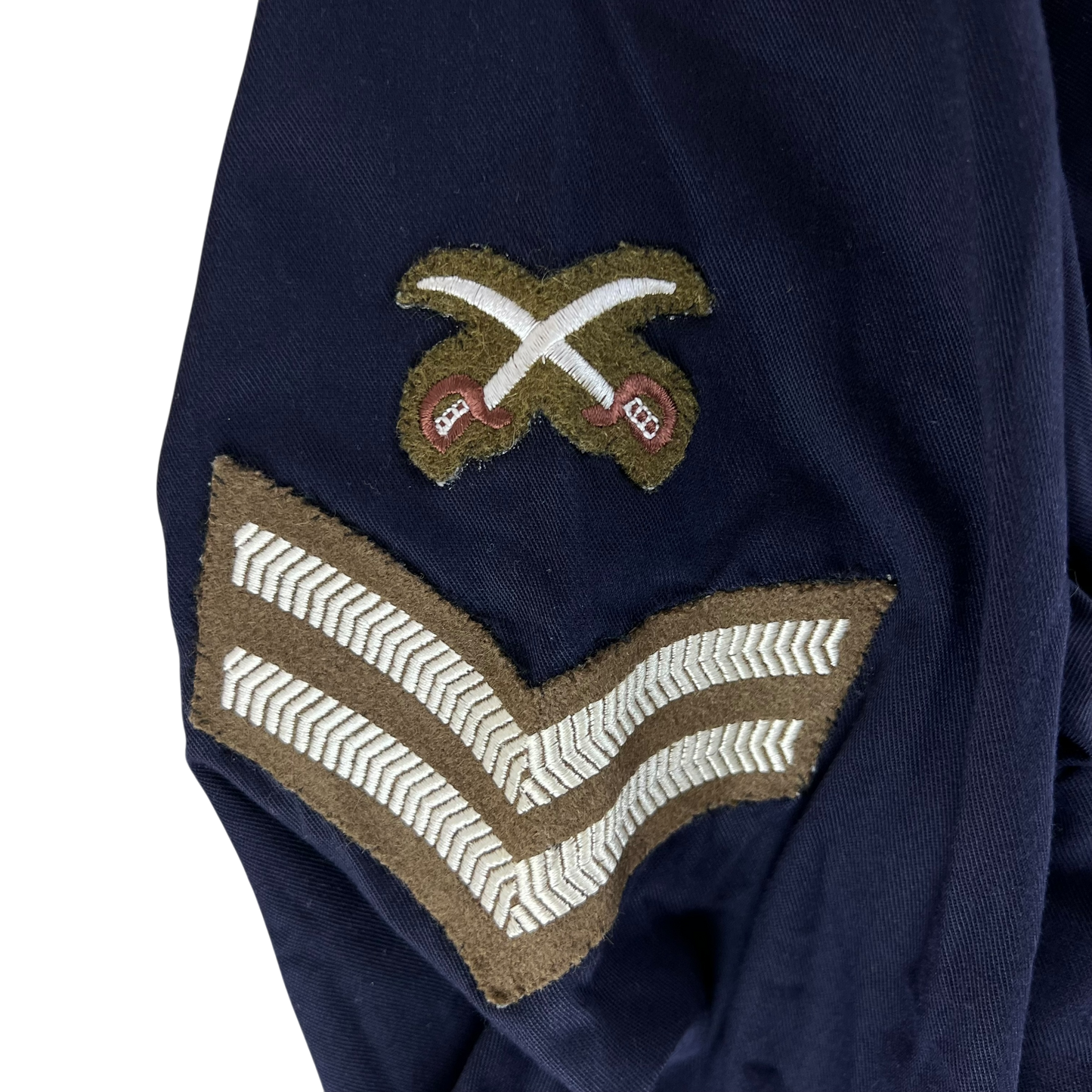 British Army / Tri-Services Navy Blue PTI Tracksuit Top Jacket - Large 180/108