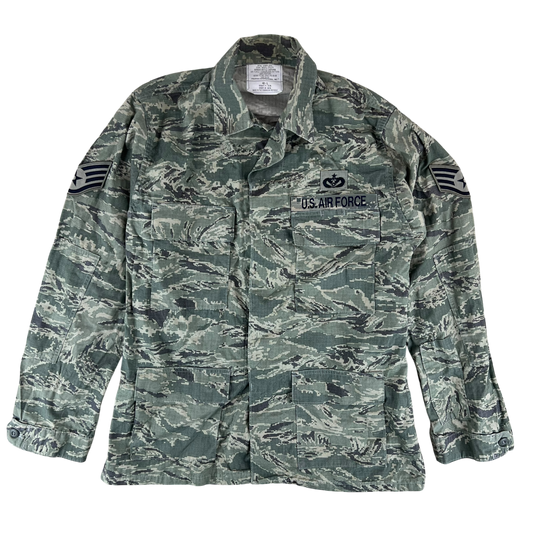 US Air Force Digital Tiger Stripe Pixel Camouflage BDU Combat Jacket - Medium 40L