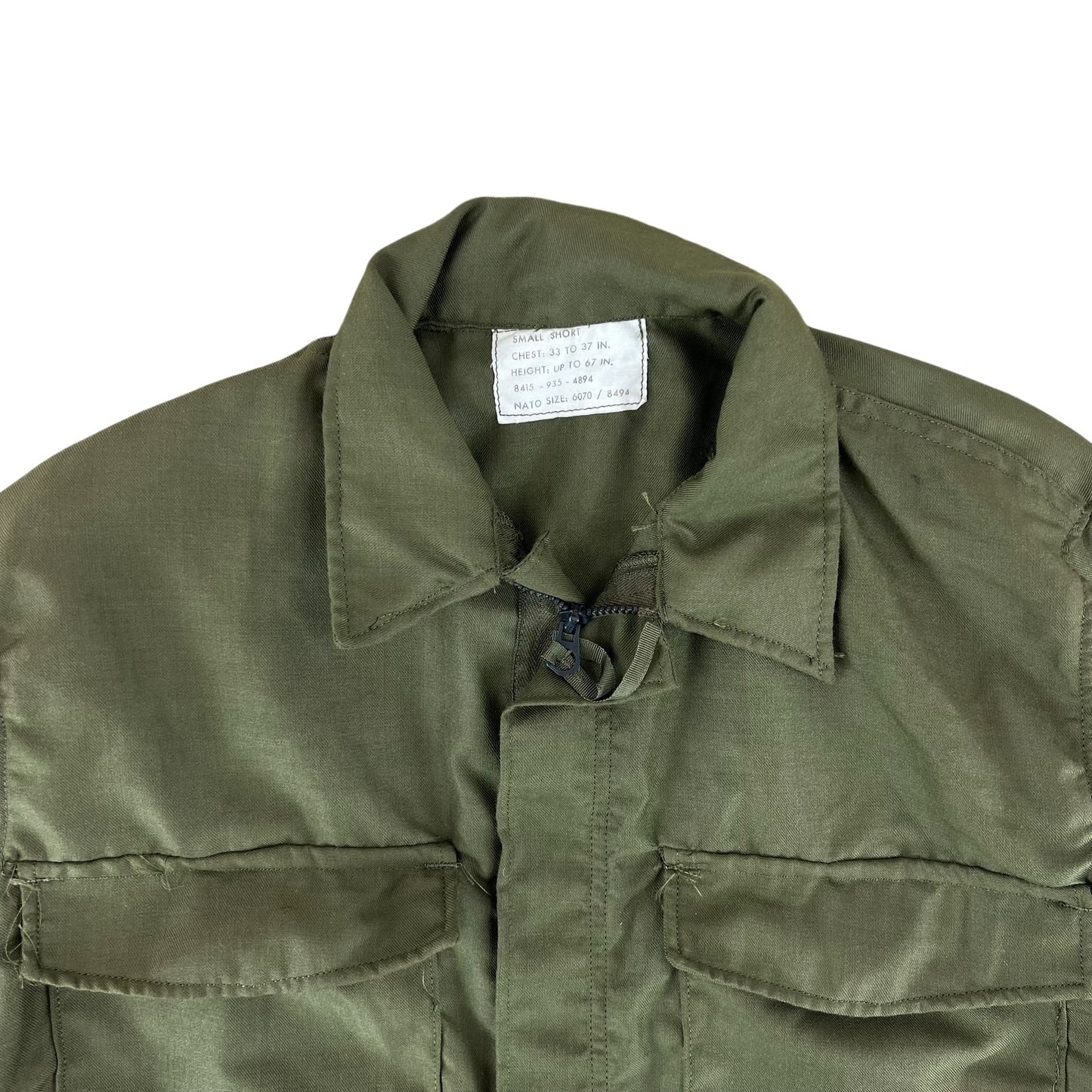 US Air Force 70's Green FR Hot Weather Flyer's Shirt - Medium