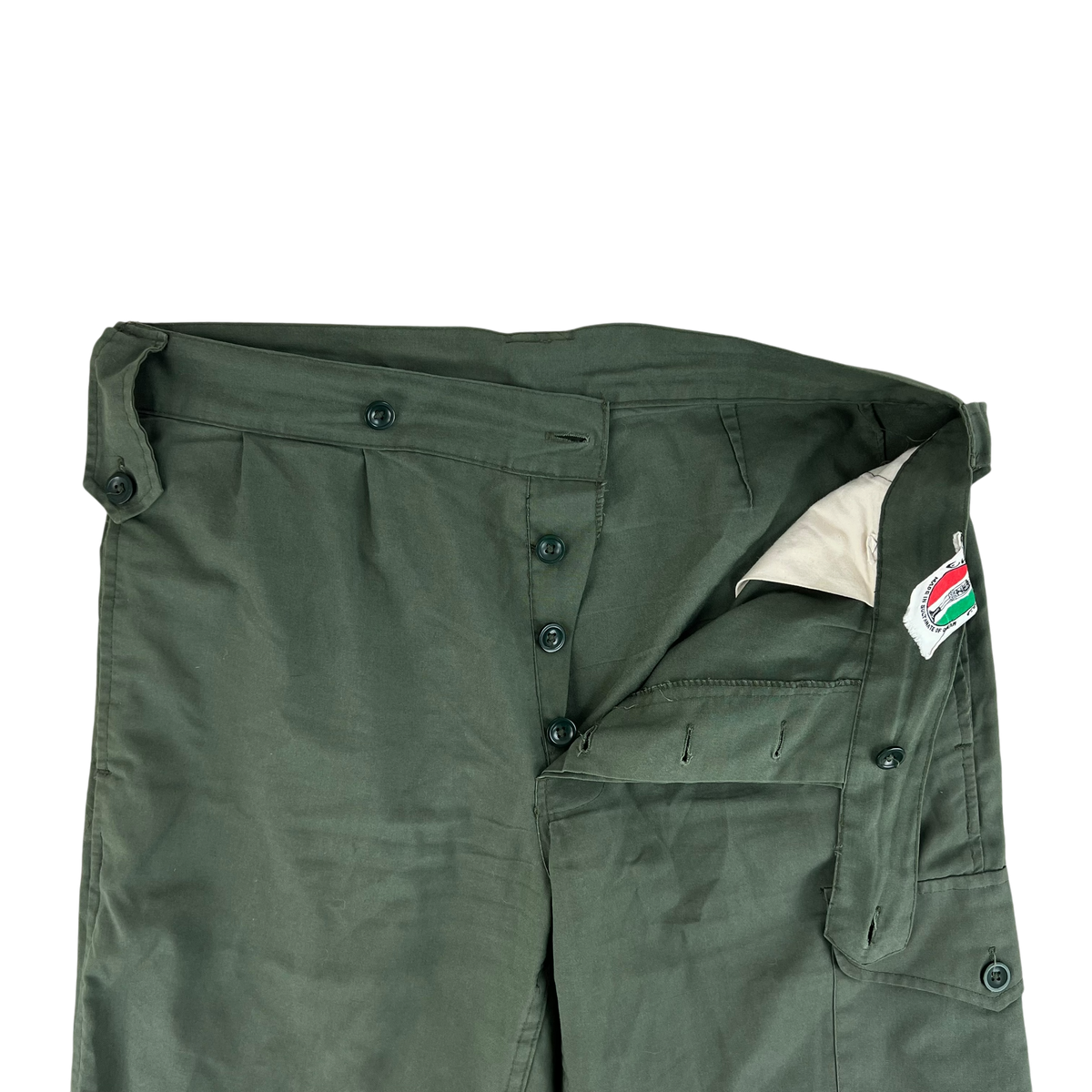 Omani Army Green Fatigue Trousers - W36 L31.5