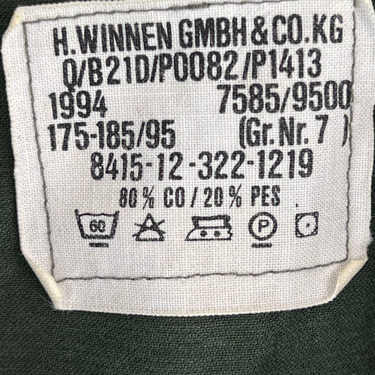 German Army Flecktarn Camouflage Combat Parka - Medium GrNr7