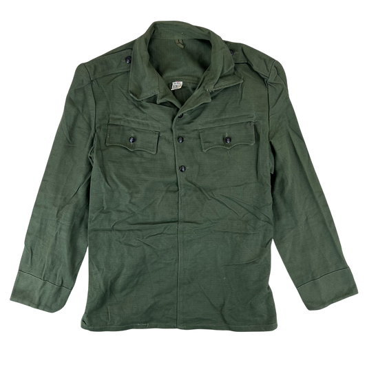 Bulgarian People's Army Olive Green Cossack Shirt - Medium