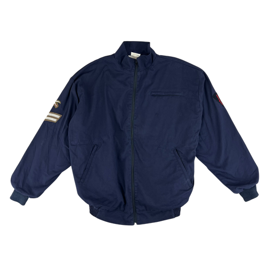 British Army / Tri-Services Navy Blue PTI Tracksuit Top Jacket - Large 180/108