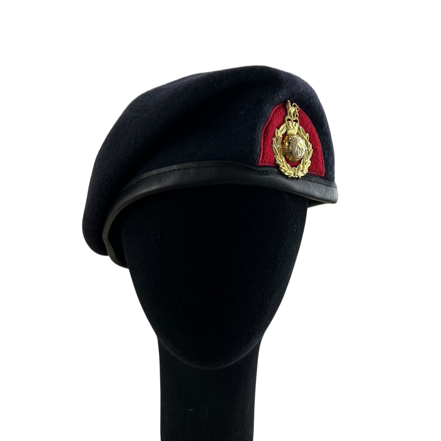 British Royal Marines Beret w/ Badge - Cadets - Medium 57cm