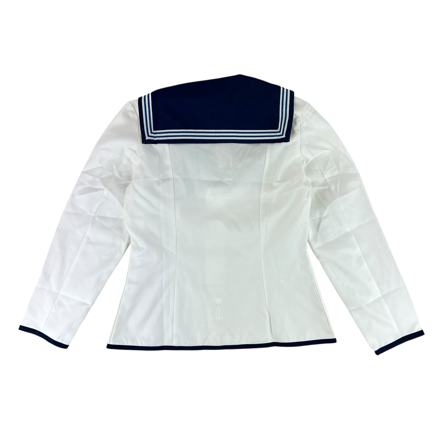 British Royal Navy Women's Class II White Jumper Sailor's Top - Medium 170/96