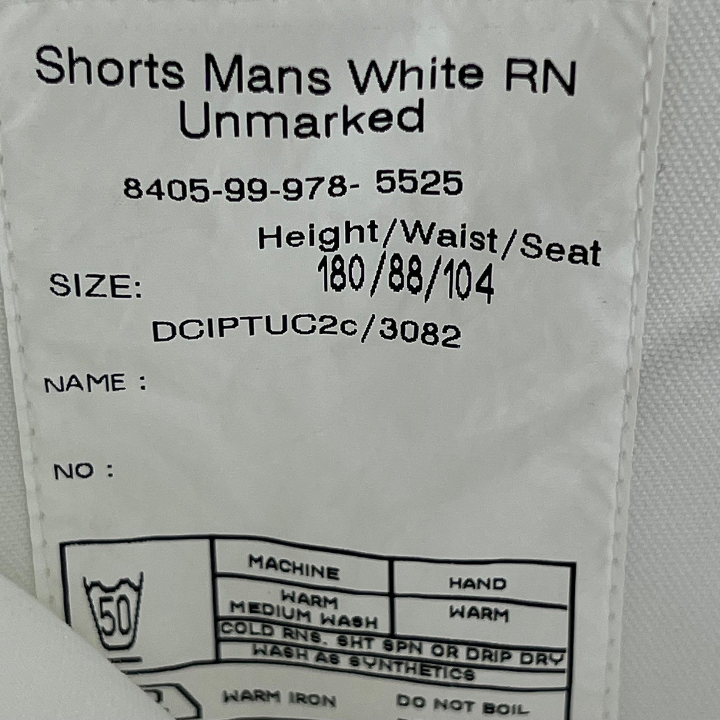 British Royal Navy White Dress Shorts - W33 180/88