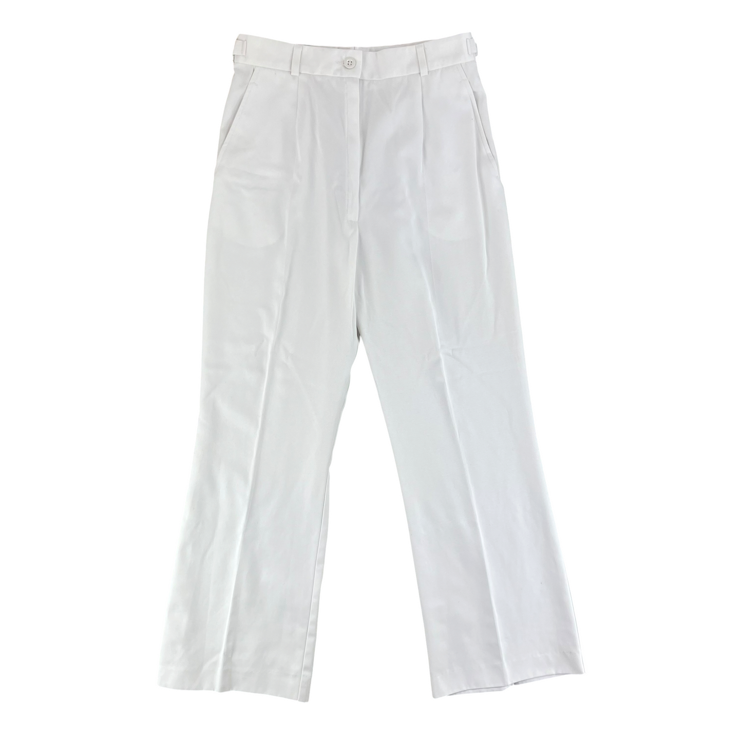 British Royal Navy Women's White Class II Flared Trousers - W30 L29