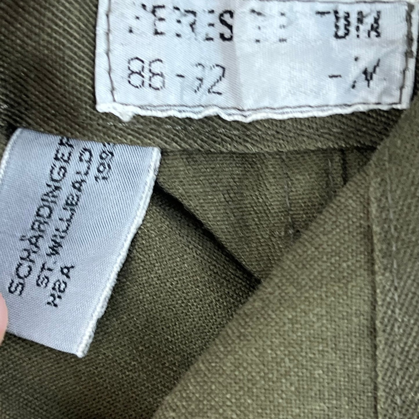 Austrian Army Olive Green Fatigue Trousers - W32 L31