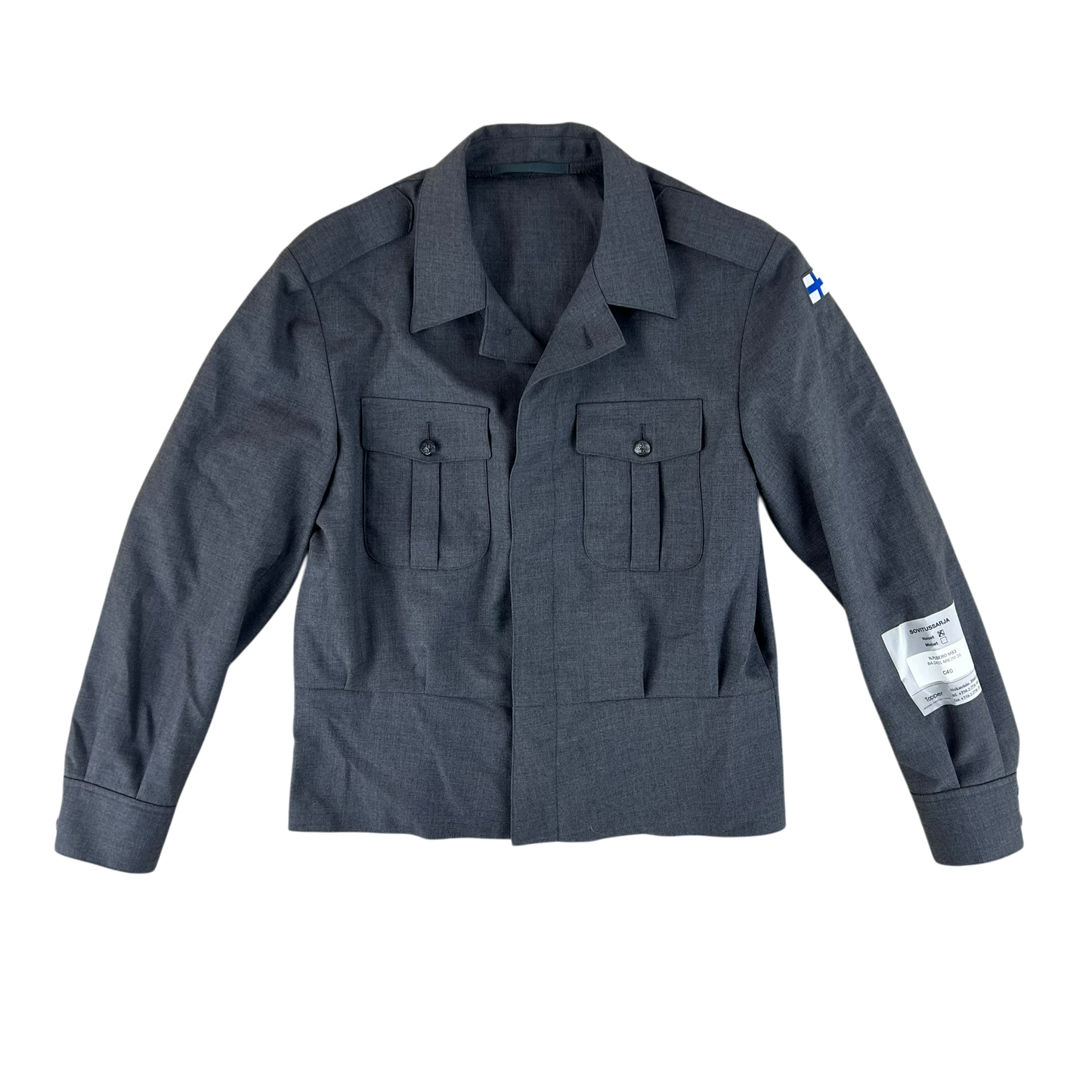 Finnish Army M83 Grey Ike Jacket - Medium