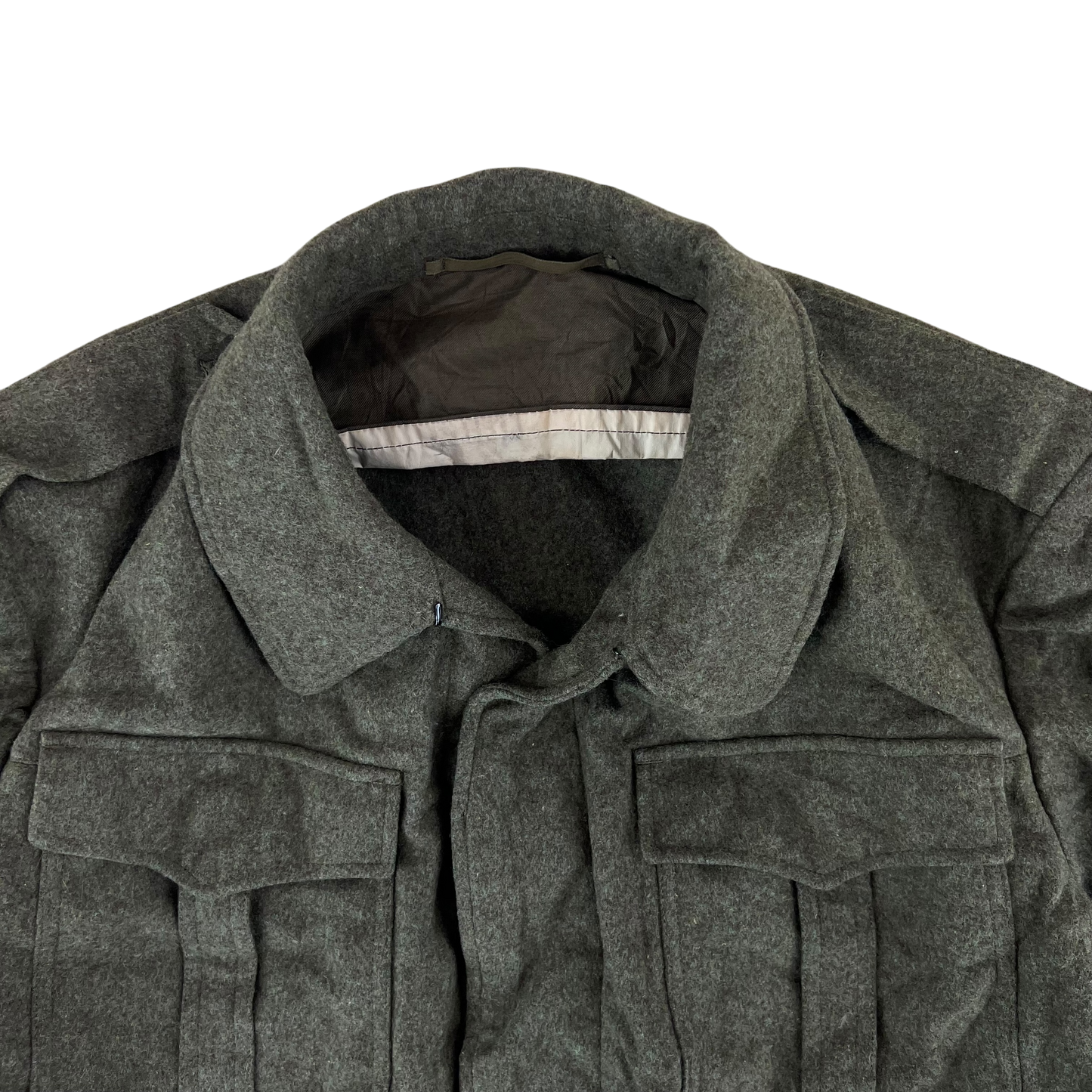 West German Army Wool Long Sleeve Field Shirt - Large 170/104