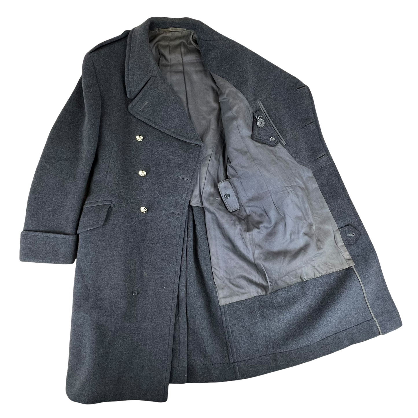 British Royal Air Force Crombie Greatcoat - Medium