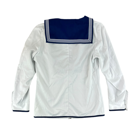 British Royal Navy Class II White Jumper Sailor's Top - Medium 182/96
