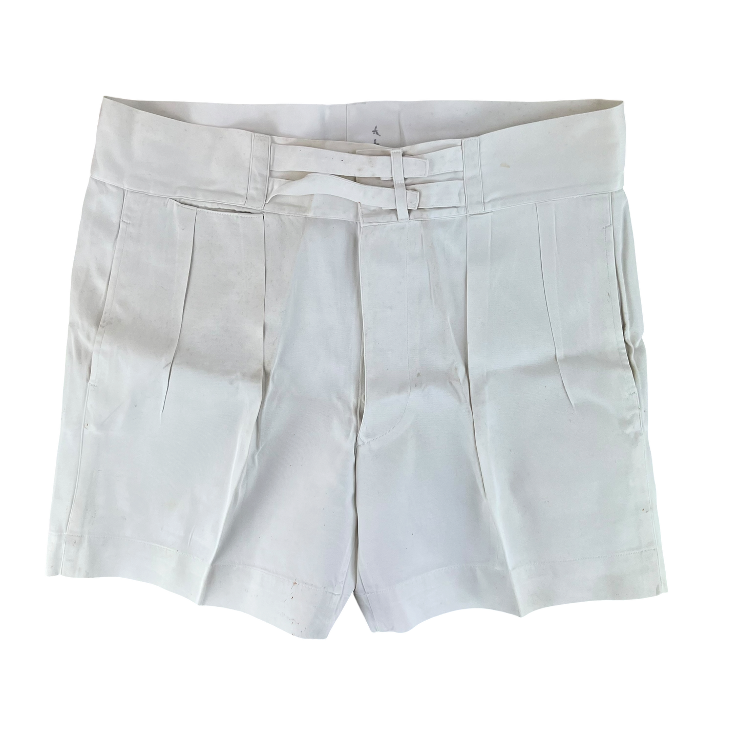 British Merchant Navy 50s Tropical White Shorts - W40