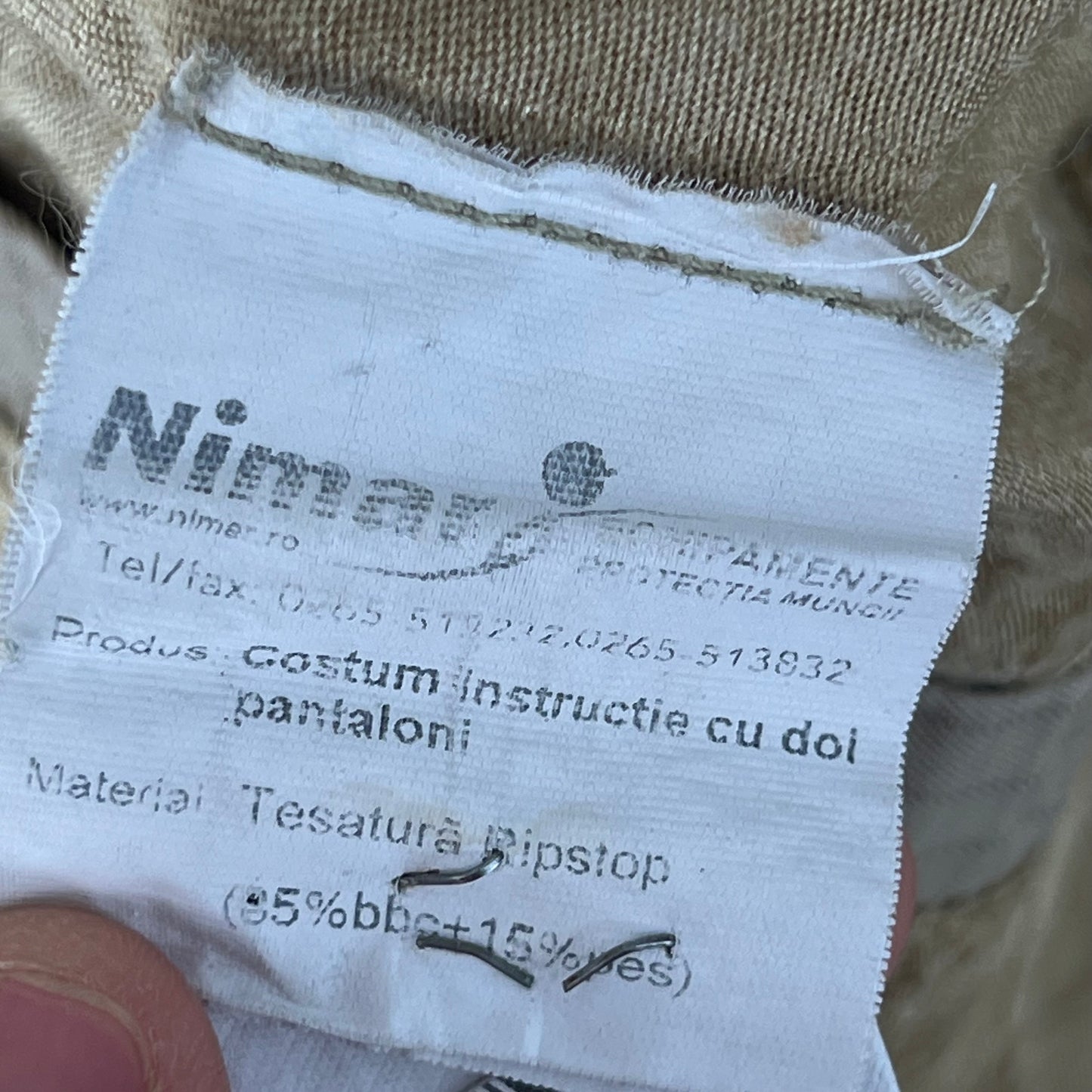 Romanian Army Tan Ripstop Blouson Jacket - Medium