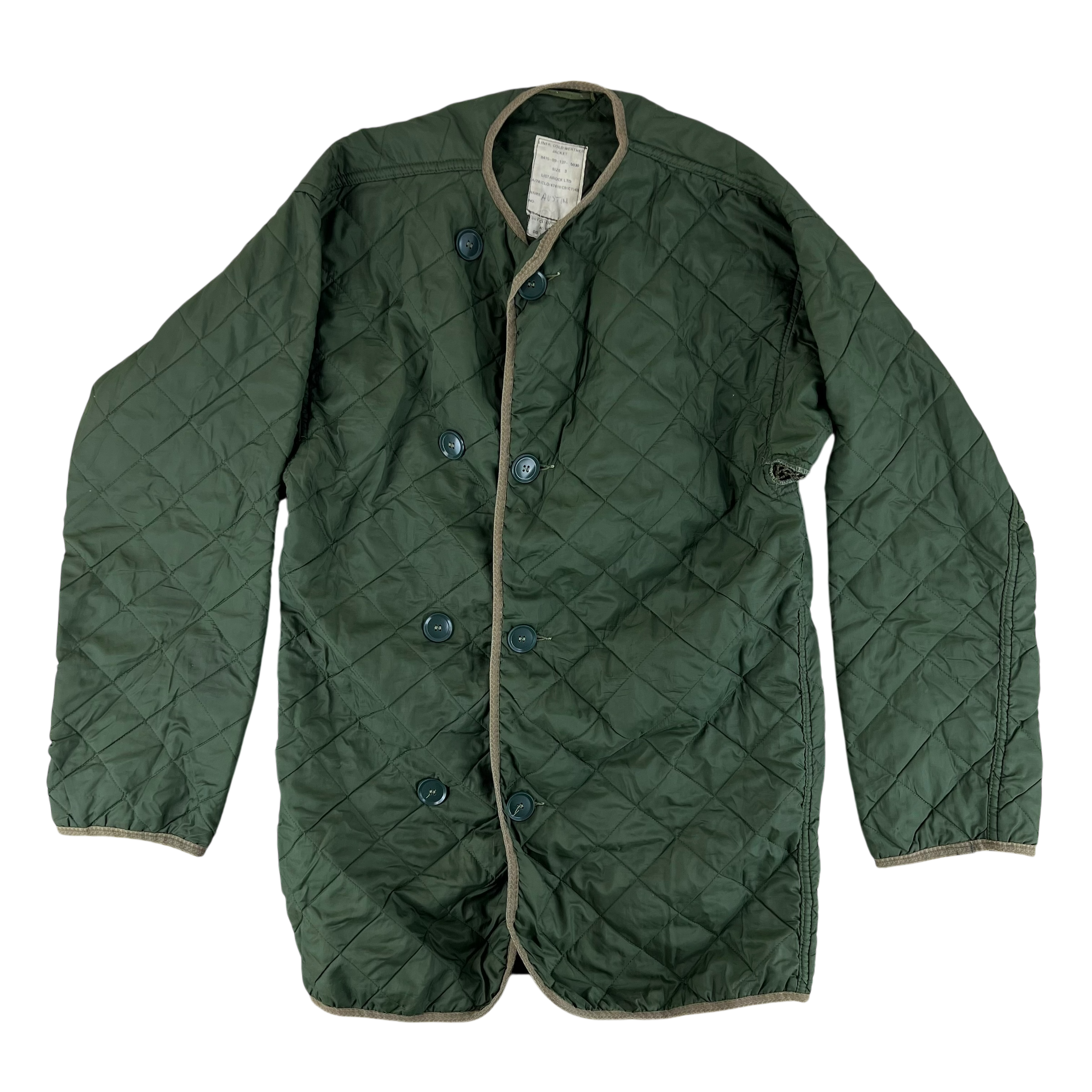 British Army Extreme Cold Weather Smock Jacket Liner - Large SIZE 3 ...
