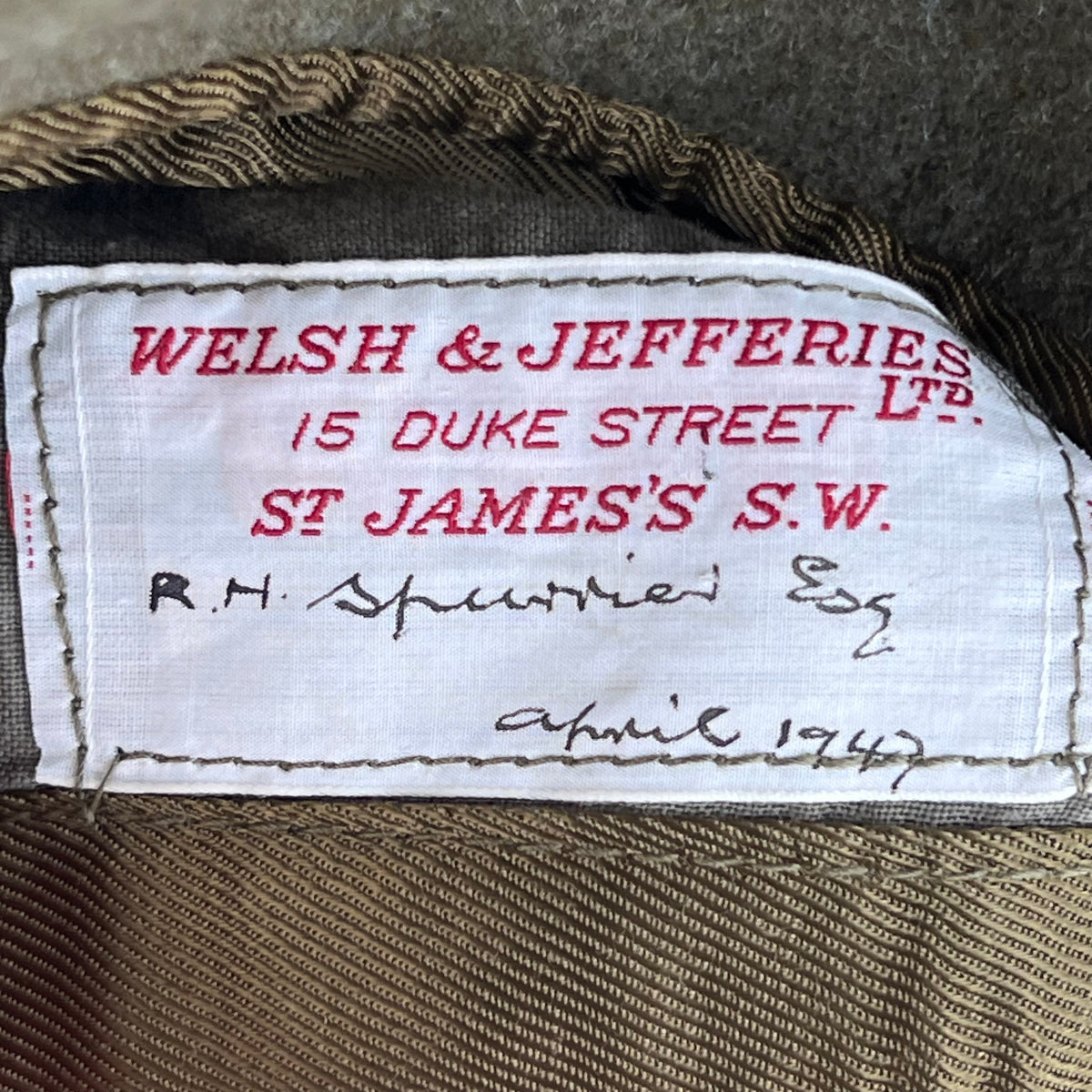 British Army 40s Dismounted 1940 Pattern Greatcoat - KRRC - Medium