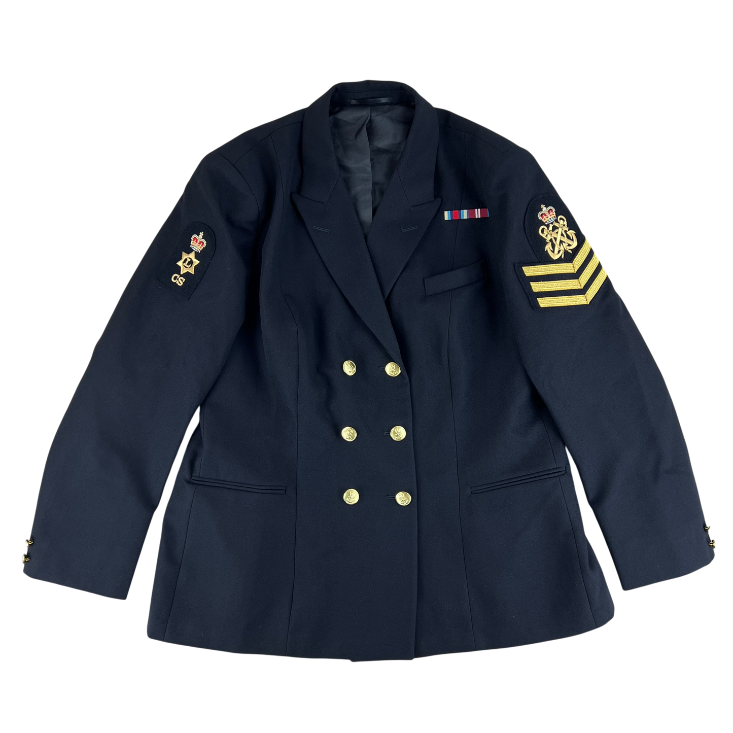 British Royal Navy Women's No. 1B Class 1 Dress Jacket - Large