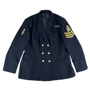 British Royal Navy Women's No. 1B Class 1 Dress Jacket - Large