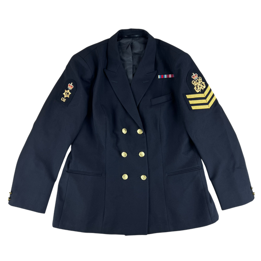 British Royal Navy Women's No. 1B Class 1 Dress Jacket - Large