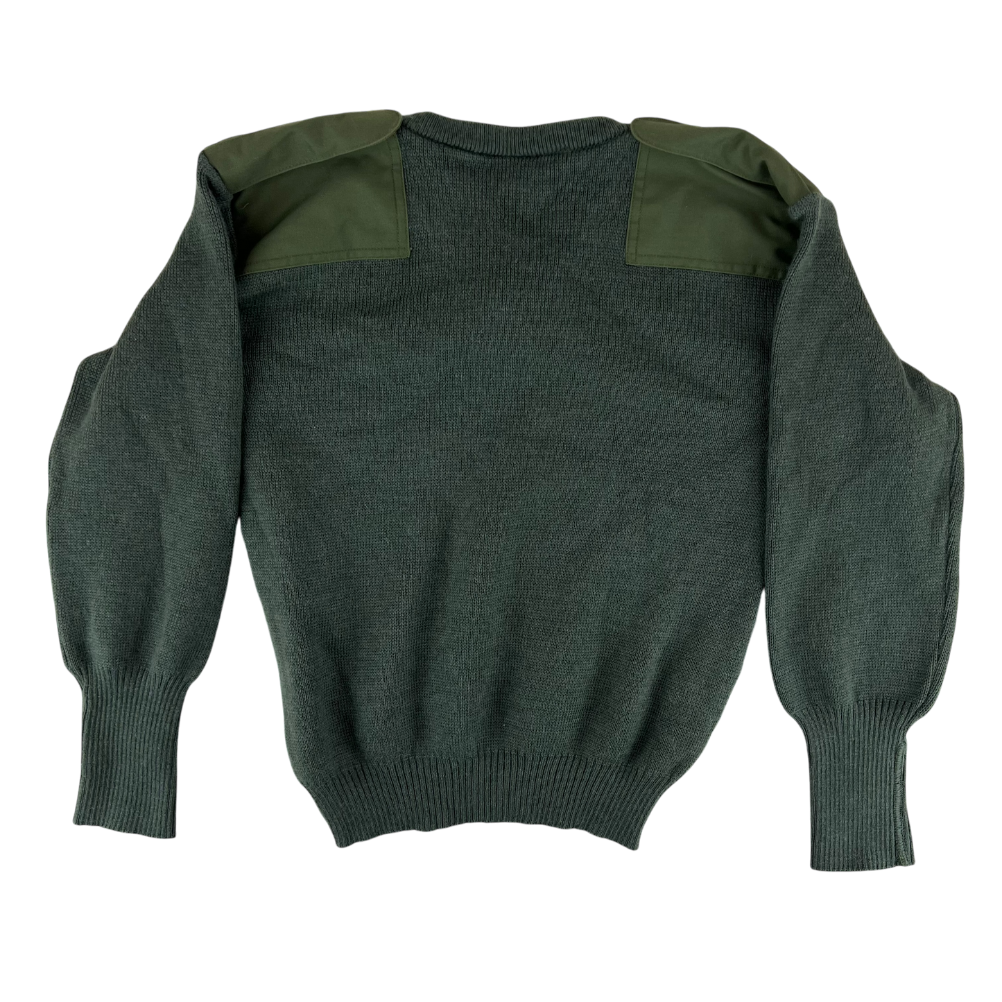 British Army Olive V Neck Pullover Jumper - Medium 100cm