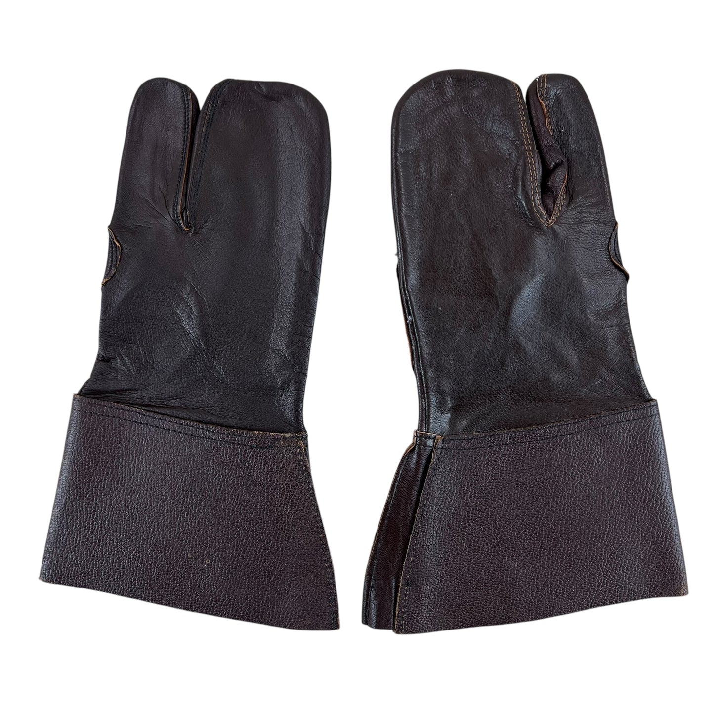 Finnish Air Force Leather Gauntlet Gloves